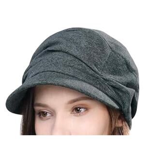 New newsboy cap baker boy pleated slouchy hat grunge Y2K style streetwear size M